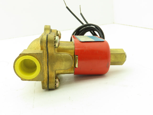 Skinner Lancer 2LB1HBG4125N Brass Solenoid Valve 2-Way NO 24VDC 125 PSI 1/2" NPT