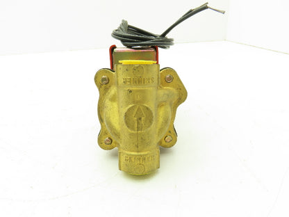 Skinner Lancer 2LB1HBG4125N Brass Solenoid Valve 2-Way NO 24VDC 125 PSI 1/2" NPT