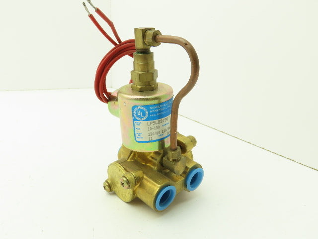 Honeywell Skinner LP5LB3150 Solenoid Valve 3-Way NC 120V 10-150 PSI 3/8" NPT