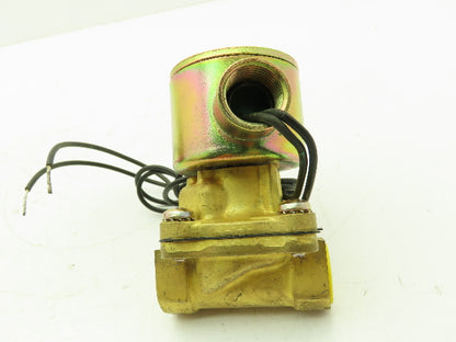 Skinner LA26GB4041 Brass Solenoid Valve 2-Way NC 12VDC 40 PSI 1/2" NPT