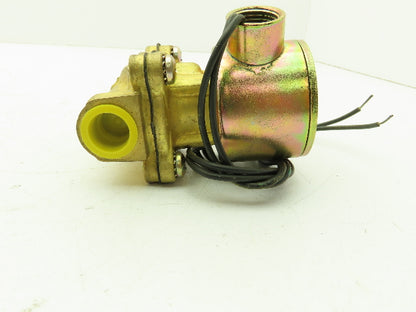 Skinner LA26GB4041 Brass Solenoid Valve 2-Way NC 12VDC 40 PSI 1/2" NPT
