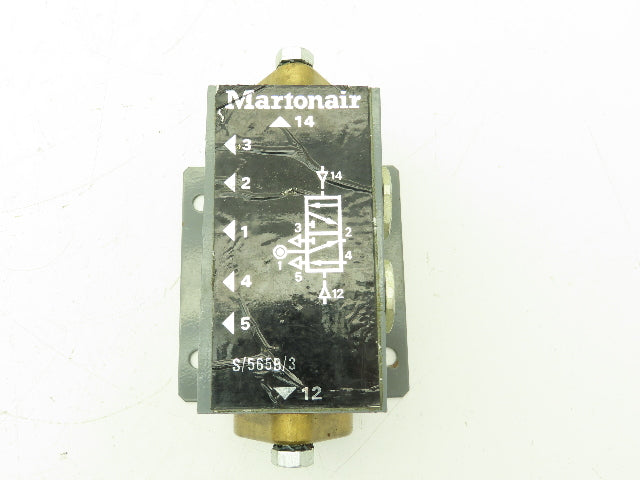 Martonair S/565B/3 Pneumatic Remote Pilot Operated Valve 5/2 Position 1/2" NPT
