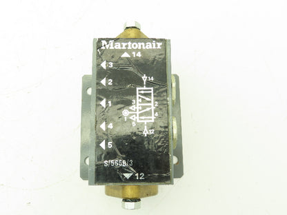 Martonair S/565B/3 Pneumatic Remote Pilot Operated Valve 5/2 Position 1/2" NPT
