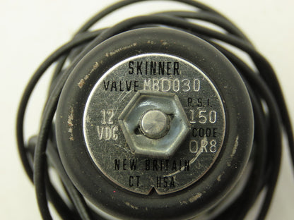 Honeywell Skinner MBD030 Solenoid Valve 3-Way NC 12VDC 150 PSI 1/16" NPT