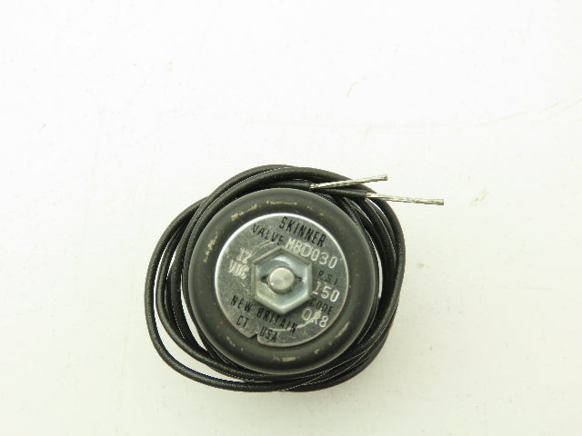 Honeywell Skinner MBD030 Solenoid Valve 3-Way NC 12VDC 150 PSI 1/16" NPT