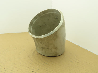 Flowline 6" Butt Weld 45° Elbow Pipe Fitting SCH 40S Aluminum