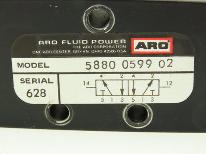 Aro Pneumatic Air Limit Switch Spool Valve 5/2 5 Port 2 Position Spring Return