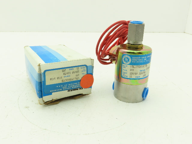 Honeywell Skinner V5L19300CTB Solenoid Valve 3-Way NC 120V 100 PSI 1/4" NPT