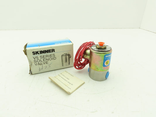 Honeywell Skinner V53ADB2VAC2 Solenoid Valve 3-Way NC 120V Vacuum 1/4" NPT