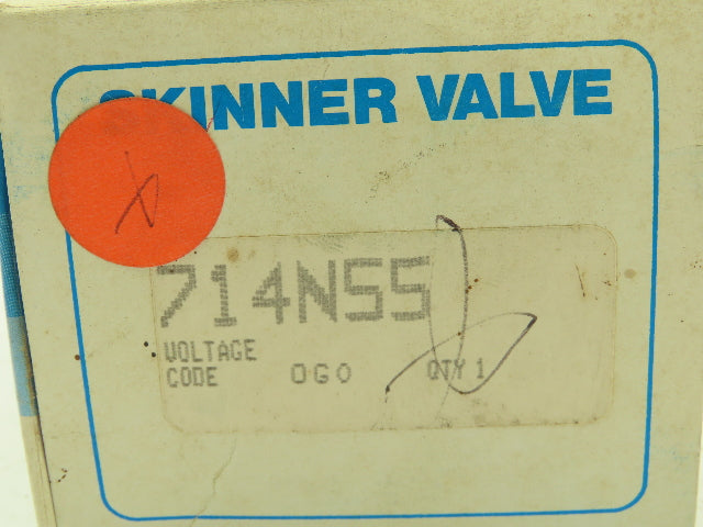 Honeywell Skinner 714N55 Solenoid Valve 3-Way NC 150 PSI 1/8" NPT