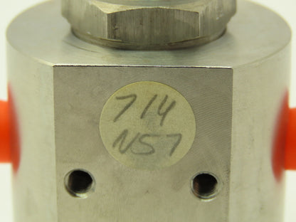 Honeywell Skinner 714N57 Solenoid Valve 3-Way NC 30 PSI 1/8" NPT Stainless Steel
