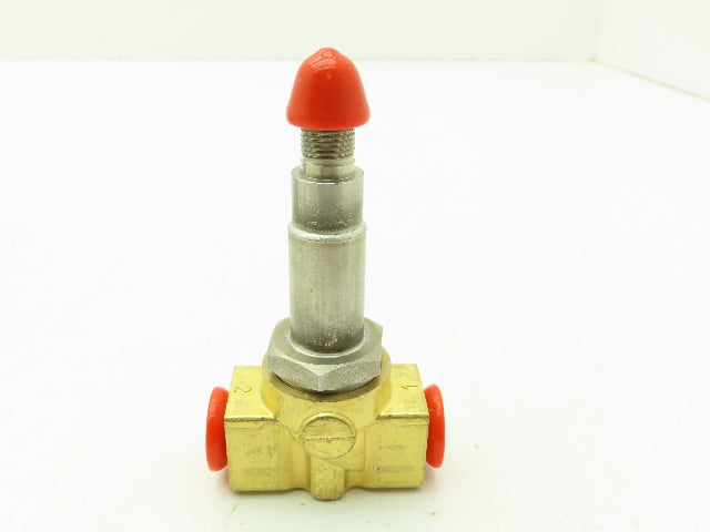 Honeywell Skinner 713N3 Solenoid Valve 3-Way NO 600 PSI 1/4" NPT Brass