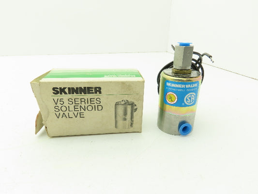 Honeywell Skinner V5D10180 Solenoid Valve 3-Way NC 120V 150 PSI 1/8" NPT