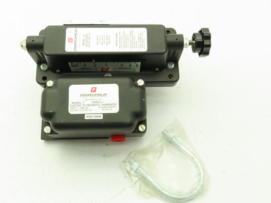 Fairchild T-5200-11V Electro Pneumatic Transducer Adj Ratio Relay 1-5MA DC