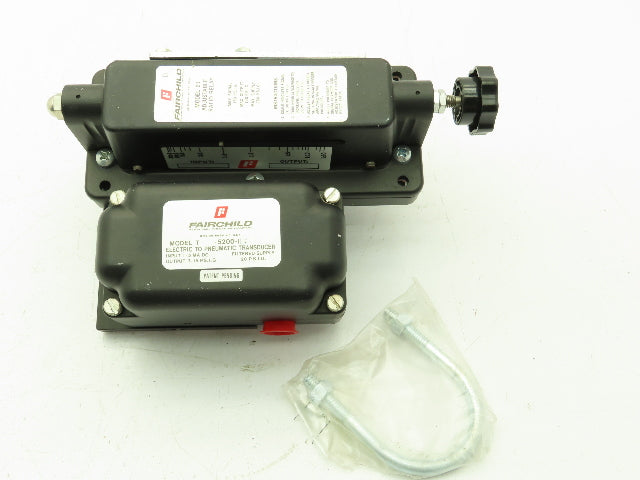 Fairchild T-5200-11V Electro Pneumatic Transducer Adj Ratio Relay 1-5MA DC