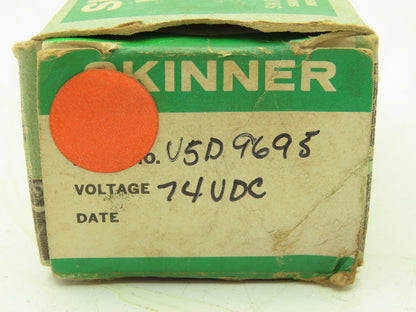 Honeywell Skinner V5D9695 Solenoid Valve 3-Way NO 74VDC 200 PSI 1/8" NPT