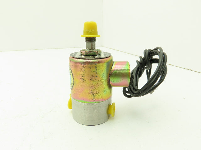 Honeywell Skinner V5D9695 Solenoid Valve 3-Way NO 74VDC 200 PSI 1/8" NPT