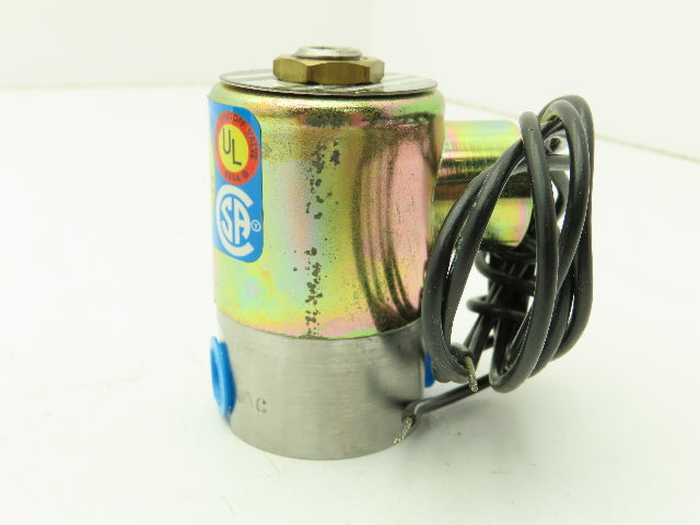 Honeywell Skinner V53ADB2VAC2 Solenoid Valve 3-Way NC 120V Vacuum 1/4" NPT
