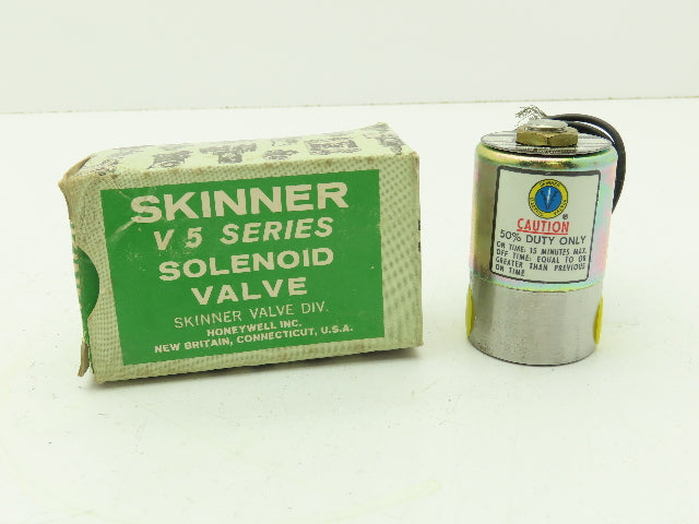 Honeywell Skinner V5N13040 Solenoid Valve 2-Way NC 120V 100 PSI 1/4" NPT