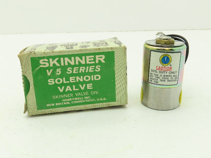 Honeywell Skinner V5N13040 Solenoid Valve 2-Way NC 120V 100 PSI 1/4" NPT