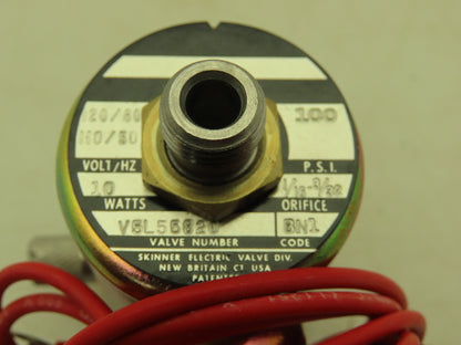 Honeywell Skinner V5L55820 Solenoid Valve 3-Way NC 120V 100 PSI 1/4" NPT