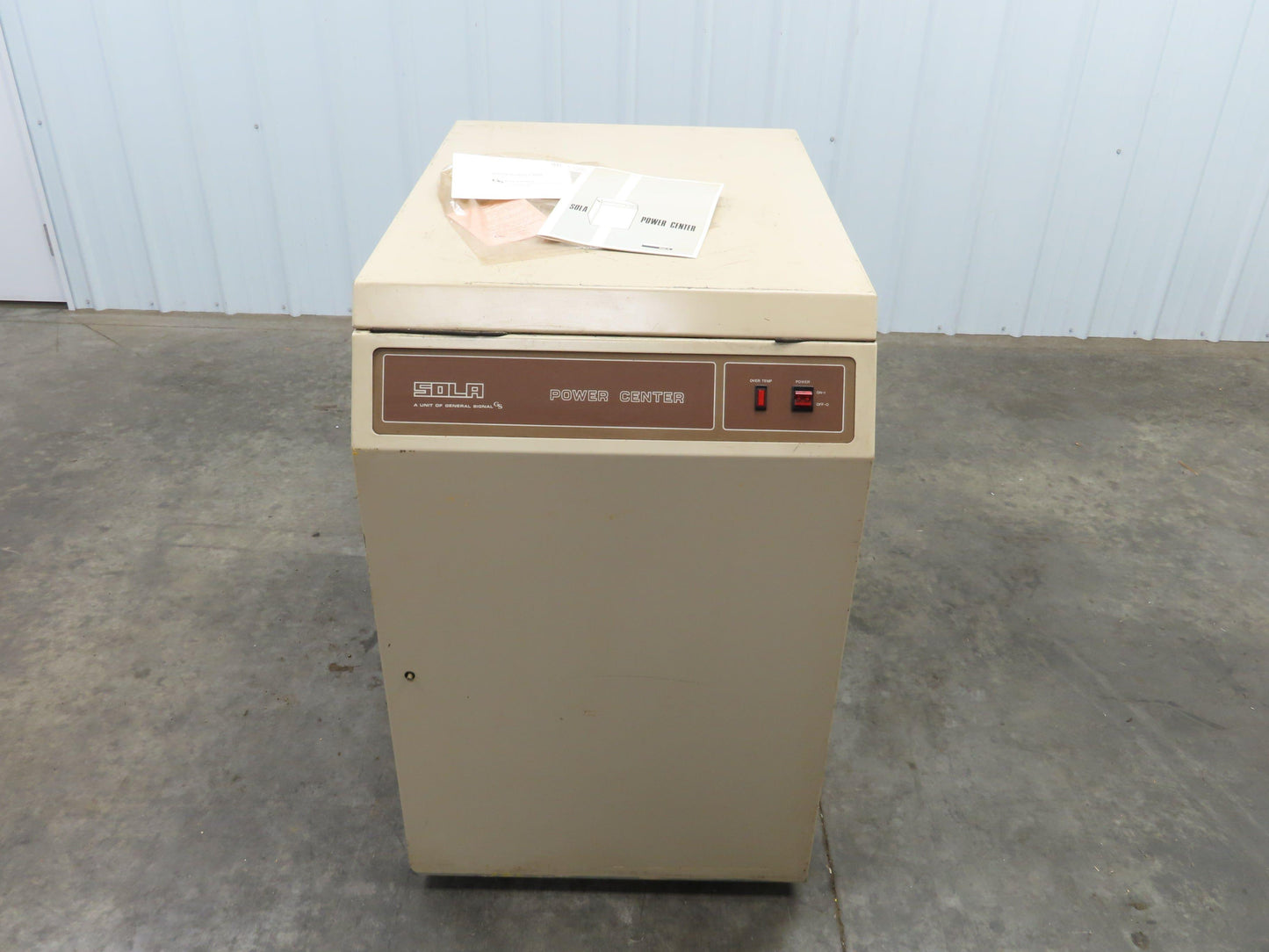 Sola 103-28-275-3 7500va Harmonic Neutralized CVS Voltage Regulator