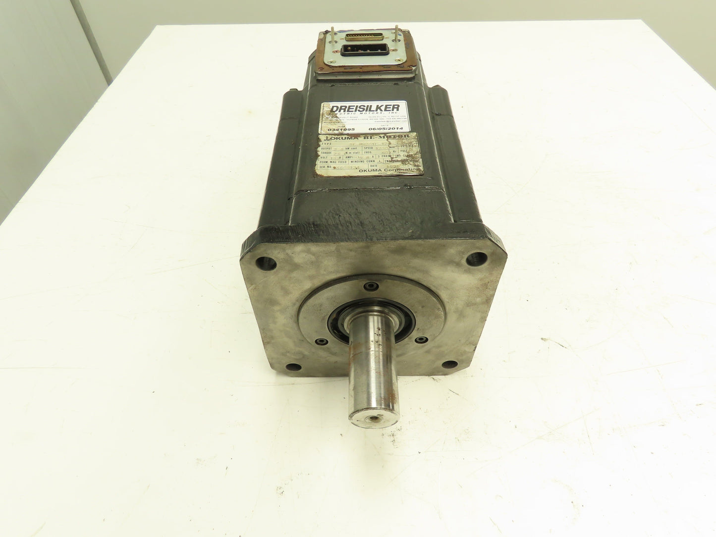 Okuma BL-MH201E-12S Servo Motor BL Series 1200RPM 2.4KW 163v