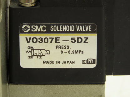 SMC VG342-5DZ-04A-E 3 Port Pilot Poppet Solenoid Valve 24 Volt DC Coil