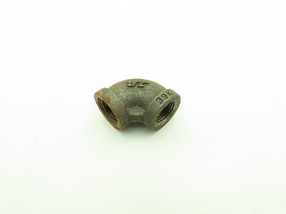 Anvil 1/2" FNPT 90° Elbow Malleable Iron Black Pipe Fitting  -Lot of 12