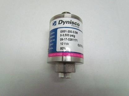 Dynisco Instruments G831-200-3.5M 0-3500 psig Range Pressure Sensor Digital