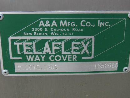 Telaflex M.1010.1380 Machine Way Cover 60" Wide 55" Long
