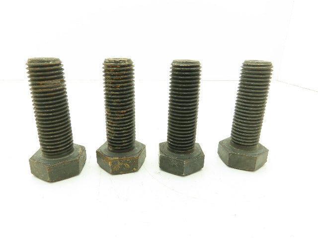 M30-3.5 x 90mm Hex Head Metric Screw Tap Bolt Grade 10.9 Black Oxide  -Lot of 4