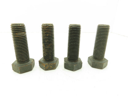 M30-3.5 x 90mm Hex Head Metric Screw Tap Bolt Grade 10.9 Black Oxide  -Lot of 4