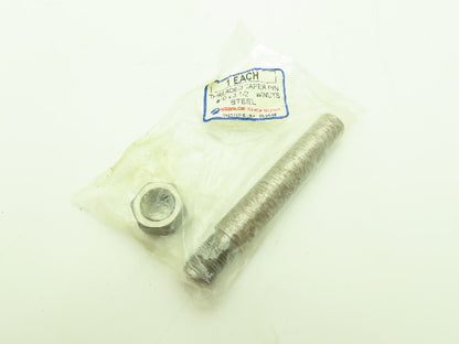 Stanlok #10 x 3-1/2" Threaded Steel Taper Pin w/Nut   -Lot of 4