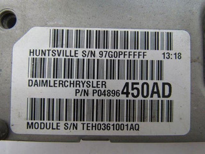 Daimler Chrysler P04896 450AD Engine Computer P97204897CS 04829205AC 58401K CAV1