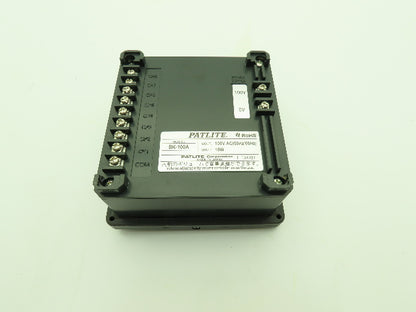 Patlite BK-100A Electronic Sound Alarm 95Db 32 Sound Type SD Card Slot 100VAC