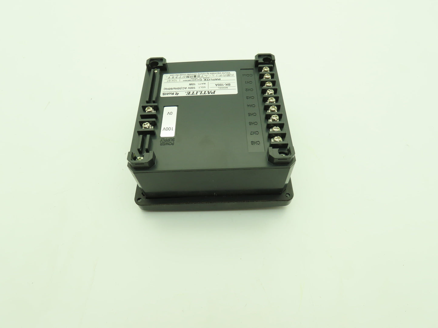 Patlite BK-100A Electronic Sound Alarm 95Db 32 Sound Type SD Card Slot 100VAC