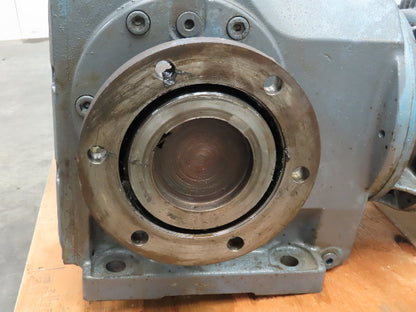 Sew Eurodrive Gear Reducer 13/40 Rpm, 2 Speed Motor W/Brake 87.55:1, 4.9/14.6 Hp