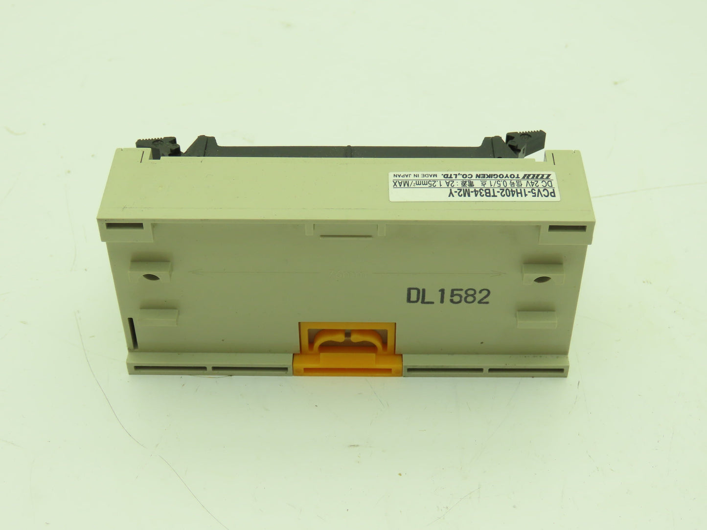 Toyogiken PCV5-1H402-TB34-M2-Y 40 Pin Adaptor Din Rail MIL Connector Lot of 3