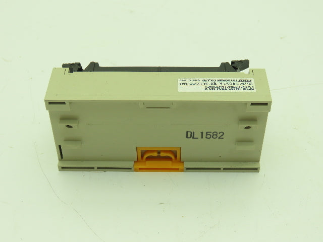 Toyogiken PCV5-1H402-TB34-M2-Y 40 Pin Adaptor Din Rail MIL Connector Lot of 3