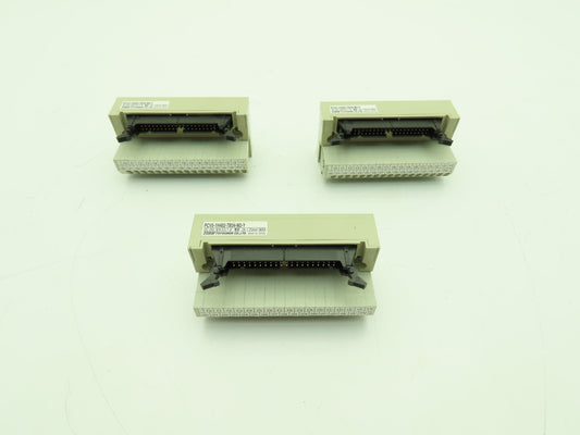 Toyogiken PCV5-1H402-TB34-M2-Y 40 Pin Adaptor Din Rail MIL Connector Lot of 3