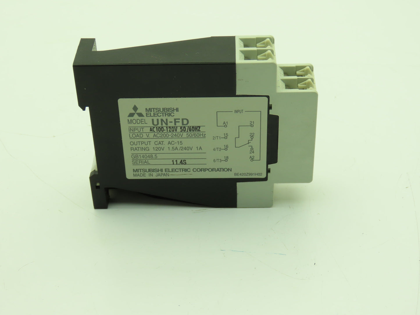 Mitsubishi Electric UN-FD Failure Detection Unit Relay AC-15 120V