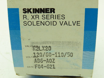 Honeywell Skinner R2LX20 Solenoid Valve 2-Way 120V 5-200PSI 1/4" NPT Oxygen Use