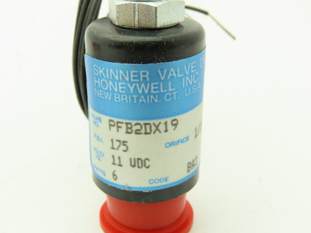 Honeywell Skinner PFB2DX19 Solenoid Valve PFB Type 12VDC 175 PSI