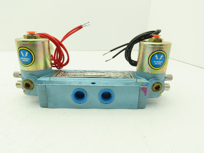 Honeywell Skinner S3RRGBL3 Solenoid Spool Valve 5-3-Way NC 120V 100 PSI 3/8" NPT
