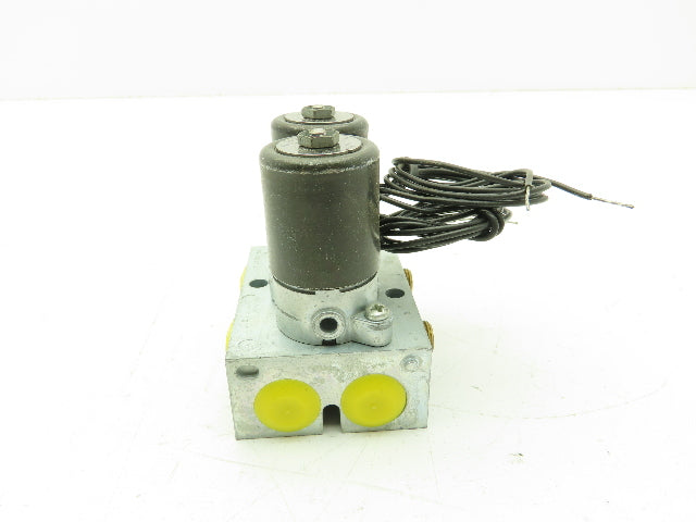 Honeywell Skinner MBD009 Solenoid Valve 4-Way Assembly NC 12VDC 150 PSI MBD005
