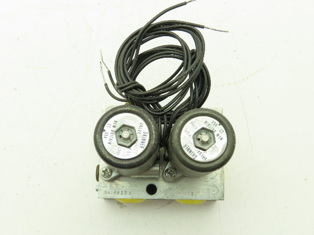 Honeywell Skinner MBD009 Solenoid Valve 4-Way Assembly NC 12VDC 150 PSI MBD005
