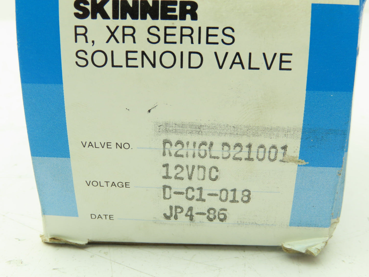 Honeywell Skinner R2H6LB21001 Solenoid Valve 2-Way NC 12 VDC 5-1000 PSI 1/4" NPT