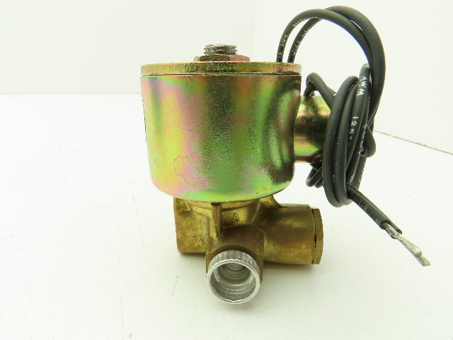 Honeywell Skinner R2H6LB21001 Solenoid Valve 2-Way NC 12 VDC 5-1000 PSI 1/4" NPT