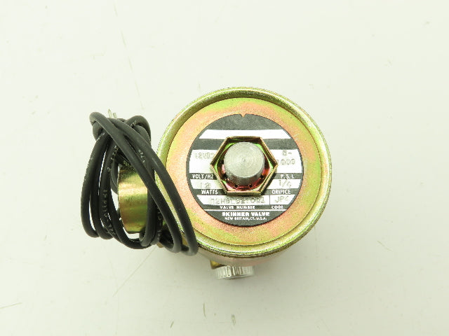 Honeywell Skinner R2H6LB21001 Solenoid Valve 2-Way NC 12 VDC 5-1000 PSI 1/4" NPT